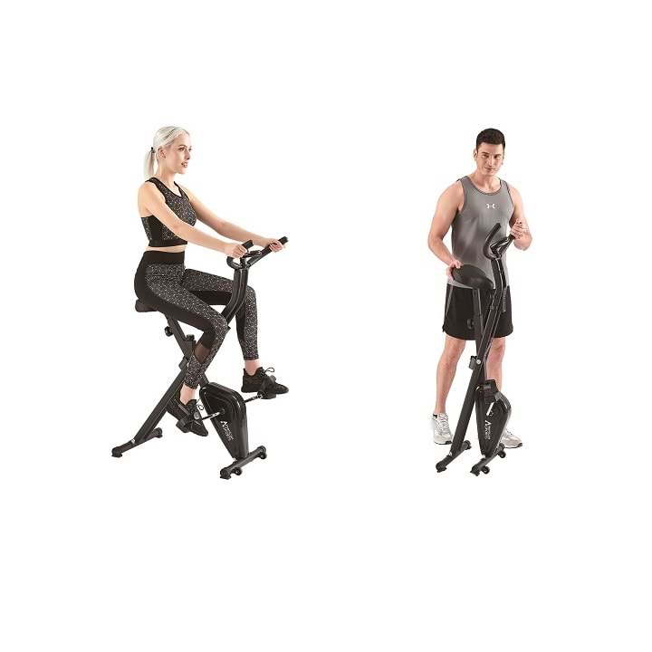 אופני כושר מתקפלים X-BIKE AMERICAN SPORTS - צבע שחור 