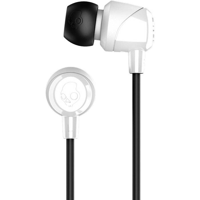 אוזניות חוטיות SkullCandy Jin In Ear - צבע לבן שנה אחריות עי יבואן רשמי