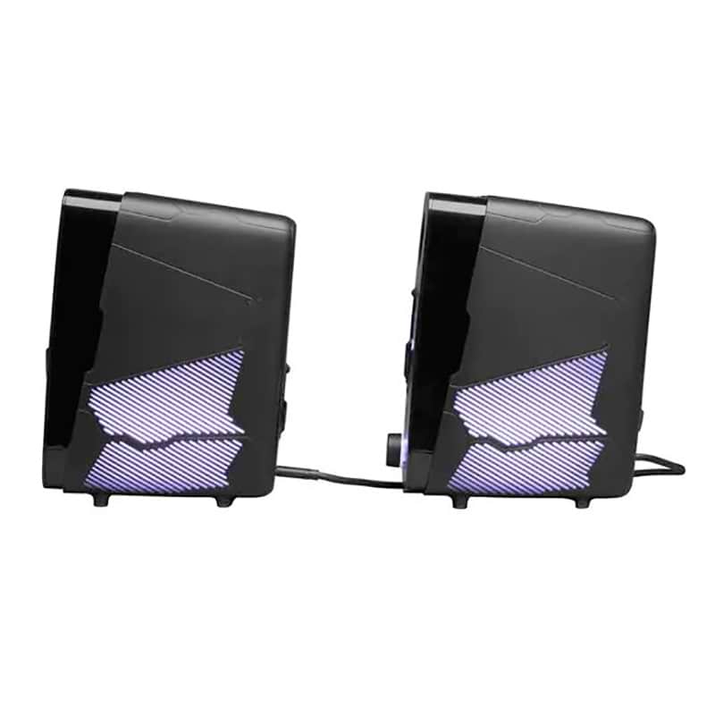 רמקולים גיימינג למחשב JBL Duo Quantum - צבע שחור שנה אחריות ע