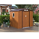 מחסן מתכת פרמיום דמוי עץ גארדן טופ  GARDEN TOP W710 2.13X3.19