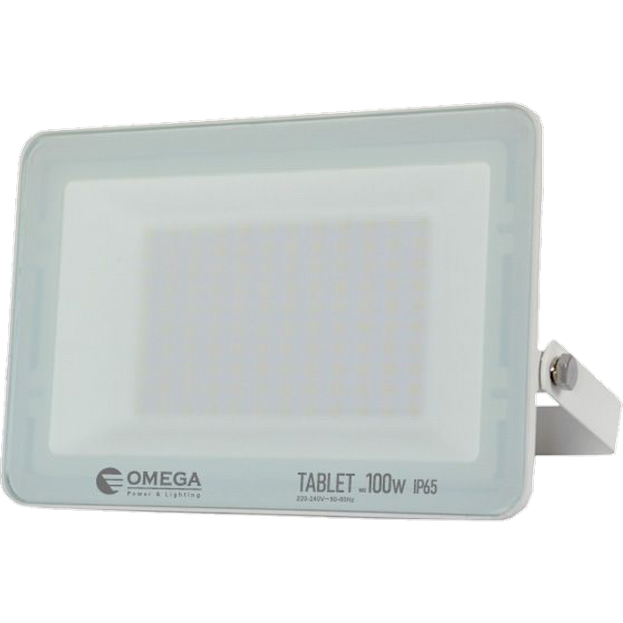 פ.הצפה TABLET 100W לבן OMEGA 6500K SMD