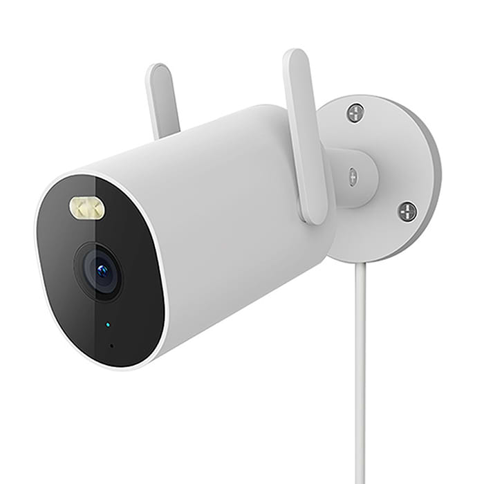 מצלמת אבטחה חוץ Xiaomi Outdoor Camera AW300 Ultra-HD - צבע לבן שנה אחריות עי המילטון היבואן הרשמי