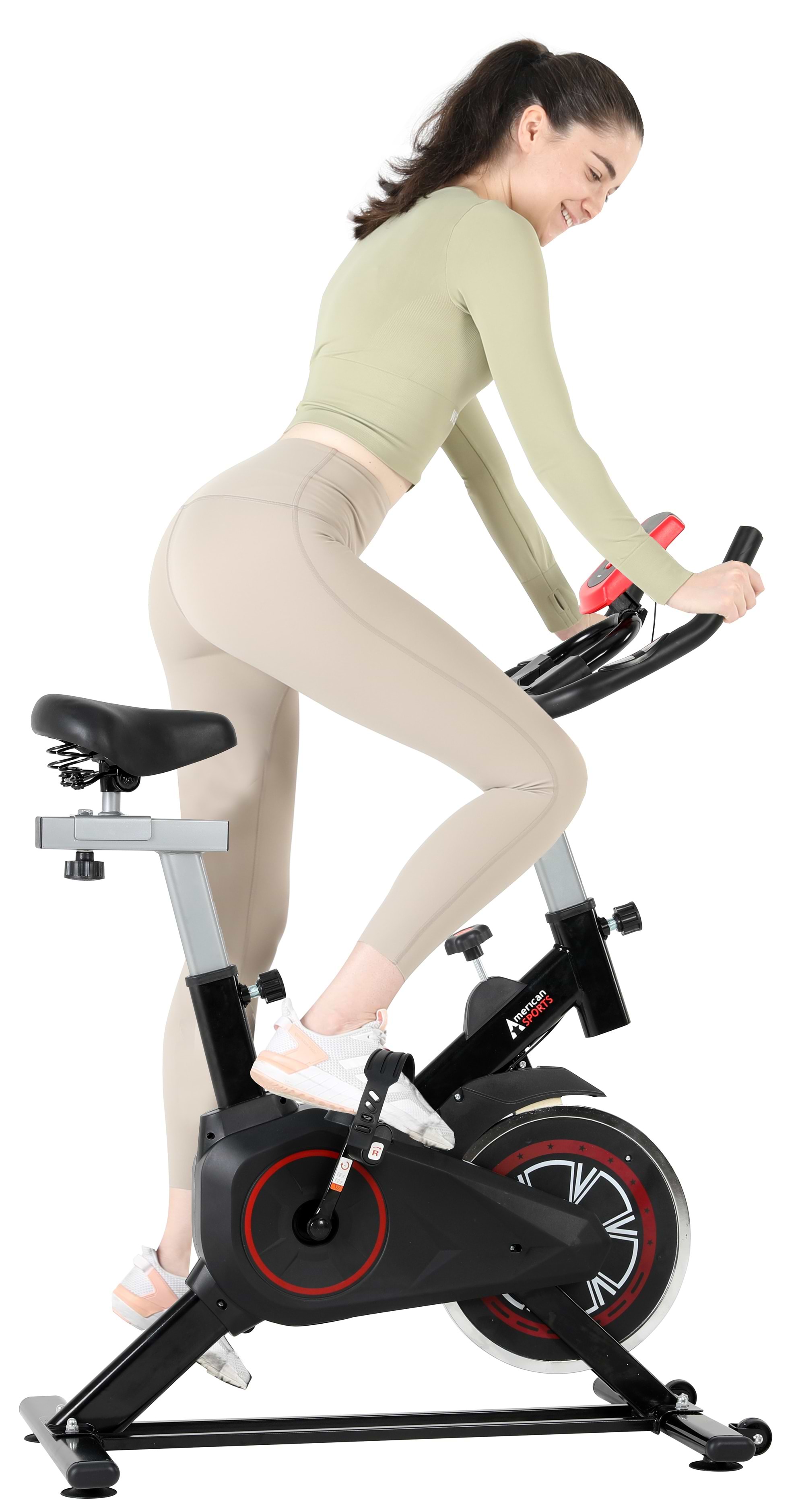 אופני ספינינג גלגלי תנופה 4 ק''ג American Sport ES-7622K 
