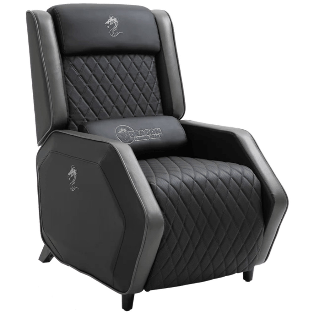 כורסאת גיימינג Dragon Pro DLX - צבע שחור ואפור שנה אחריות ע״י היבואן רשמי
