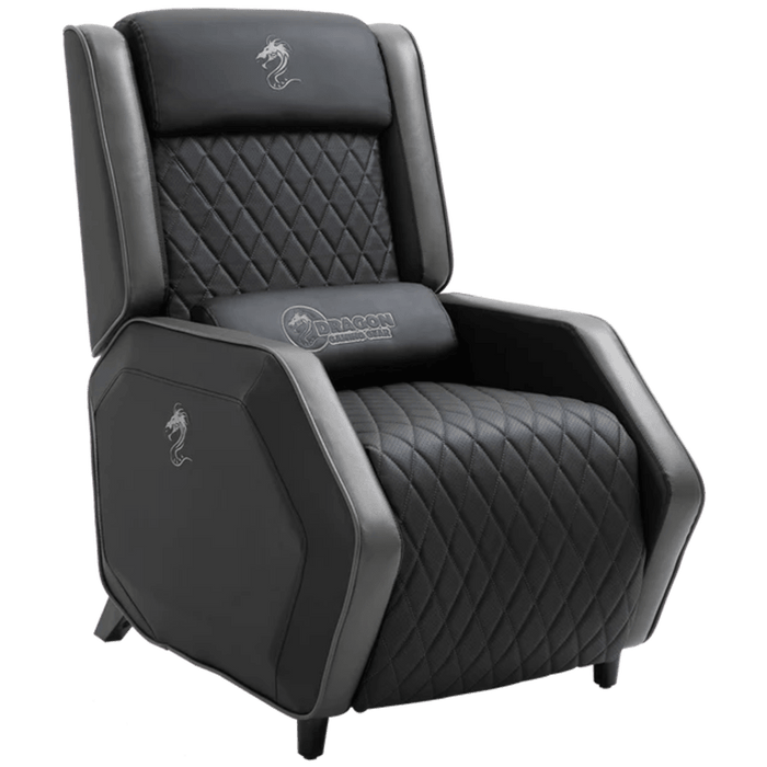 כורסאת גיימינג Dragon Pro DLX - צבע שחור ואפור שנה אחריות ע״י היבואן רשמי