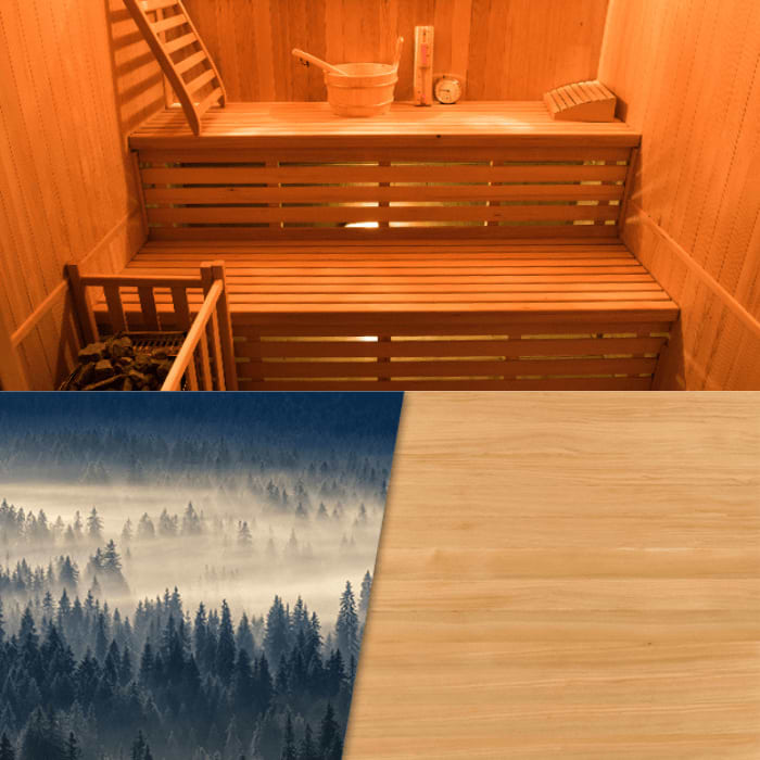 סאונת אדים 2 מקומות France Sauna ZEN