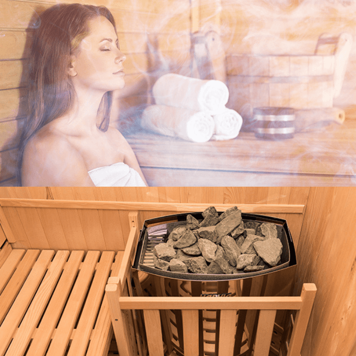סאונת אדים 2 מקומות France Sauna ZEN