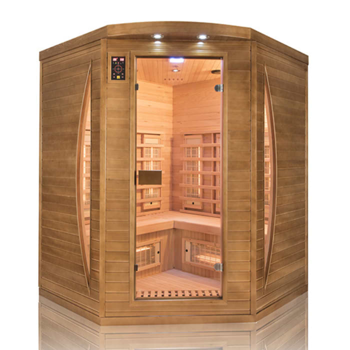 סאונה אינפרא אדום 3 מקומות זוויתיים France Sauna Spectra