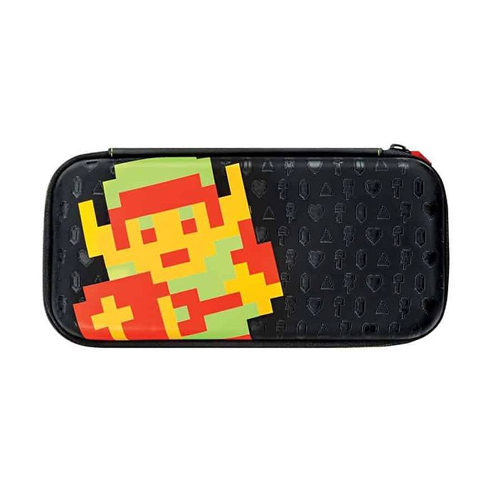  נרתיק נשיאה Nintendo Switch Slim Travel Case Zelda Retro - צבע שחור 
