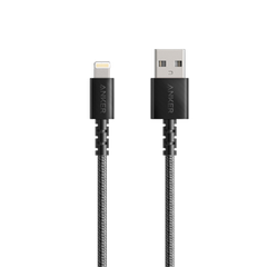 כבל 1 מטר לאייפון Anker Powerline Select Plus MFI A-L - צבע שחור שנה אחריות ע"י היבואן הרשמי