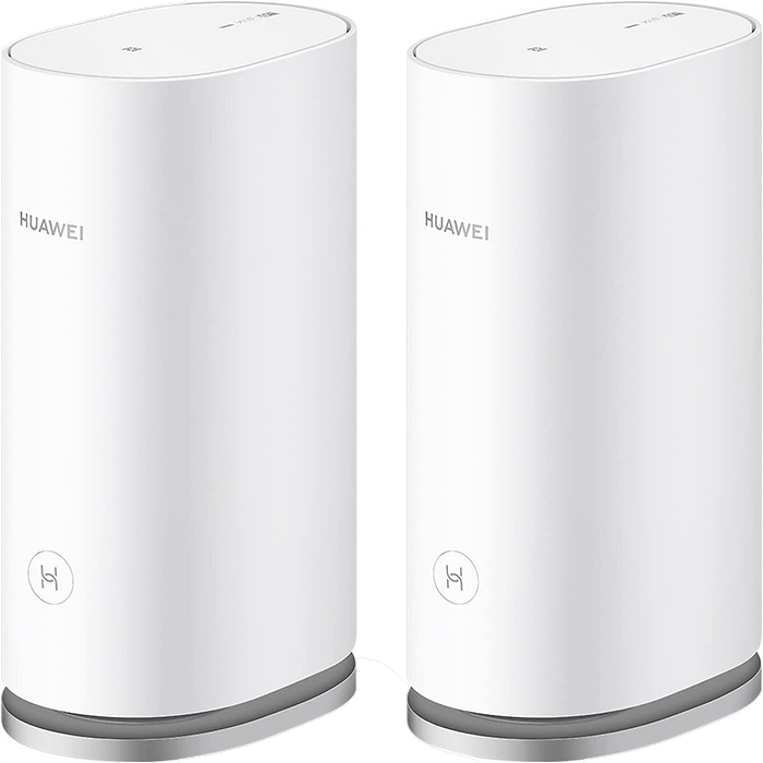 ראוטר אלחוטי 2 יחידות Huawei WiFi Mesh 3 AX3000 WiFi 6 Plus - צבע לבן שלוש שנות אחריות עי יבואן הרשמי 