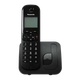 טלפון אלחוטי Panasonic TGC410 - צבע שחור שנתיים אחריות ע