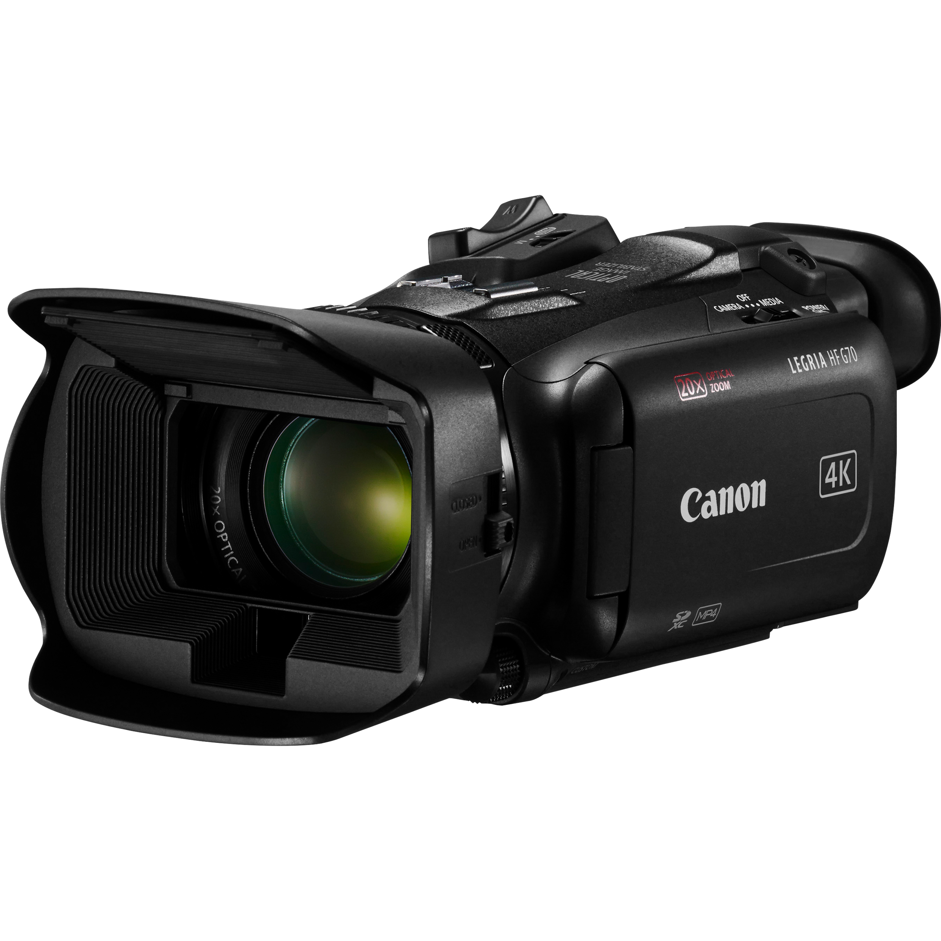מצלמת וידאו מקצועית Canon LEGRIA HF G70 UHD 4K - צבע שחור שלוש שנות אחריות ע