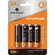 סט 4 סוללות מירקאס MIRACASE ALKALINE AA 59141-004-02