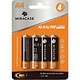סט 4 סוללות MIRCASA ALKALINE 1.5V LR6 AA