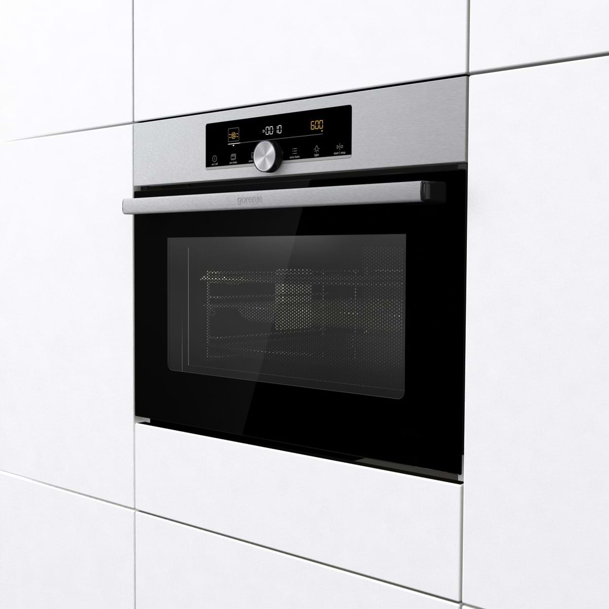 תנור אפייה בנוי 50 ליטר נירוסטה דגם GORENJE BCM4547A10X -  אחריות יבואן רשמי