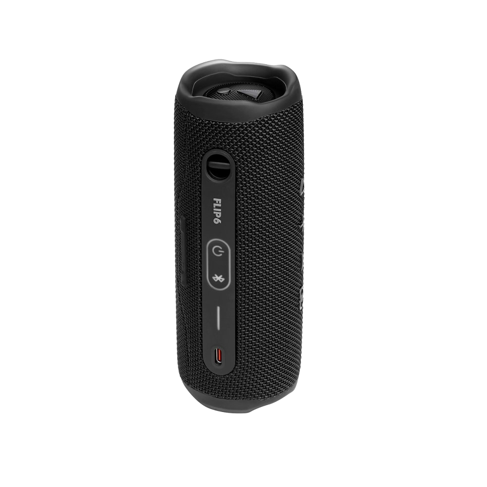 רמקול נייד אלחוטי JBL Flip 6 - צבע שחור שנה אחריות ע