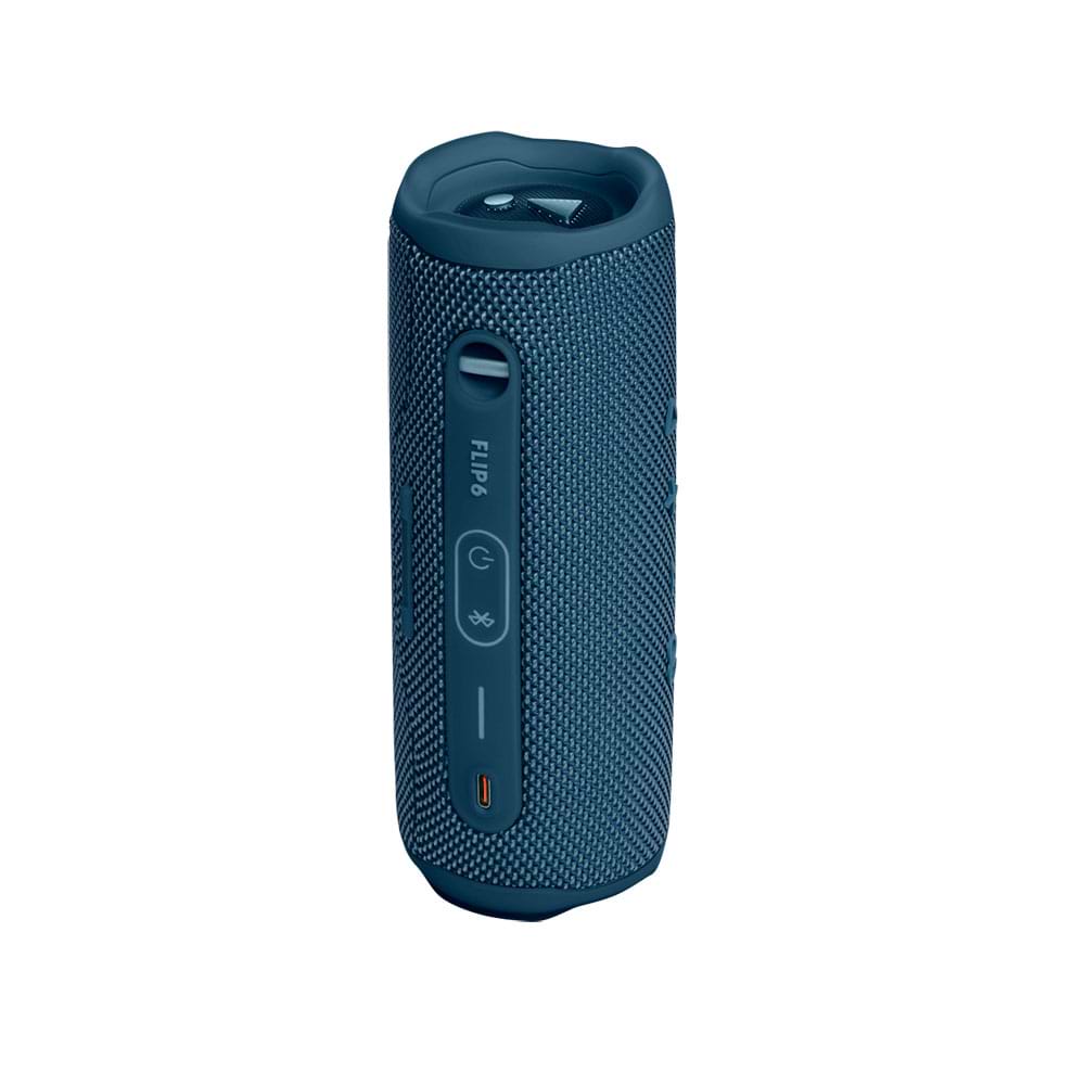 רמקול נייד אלחוטי JBL Flip 6 - צבע כחול שנה אחריות ע