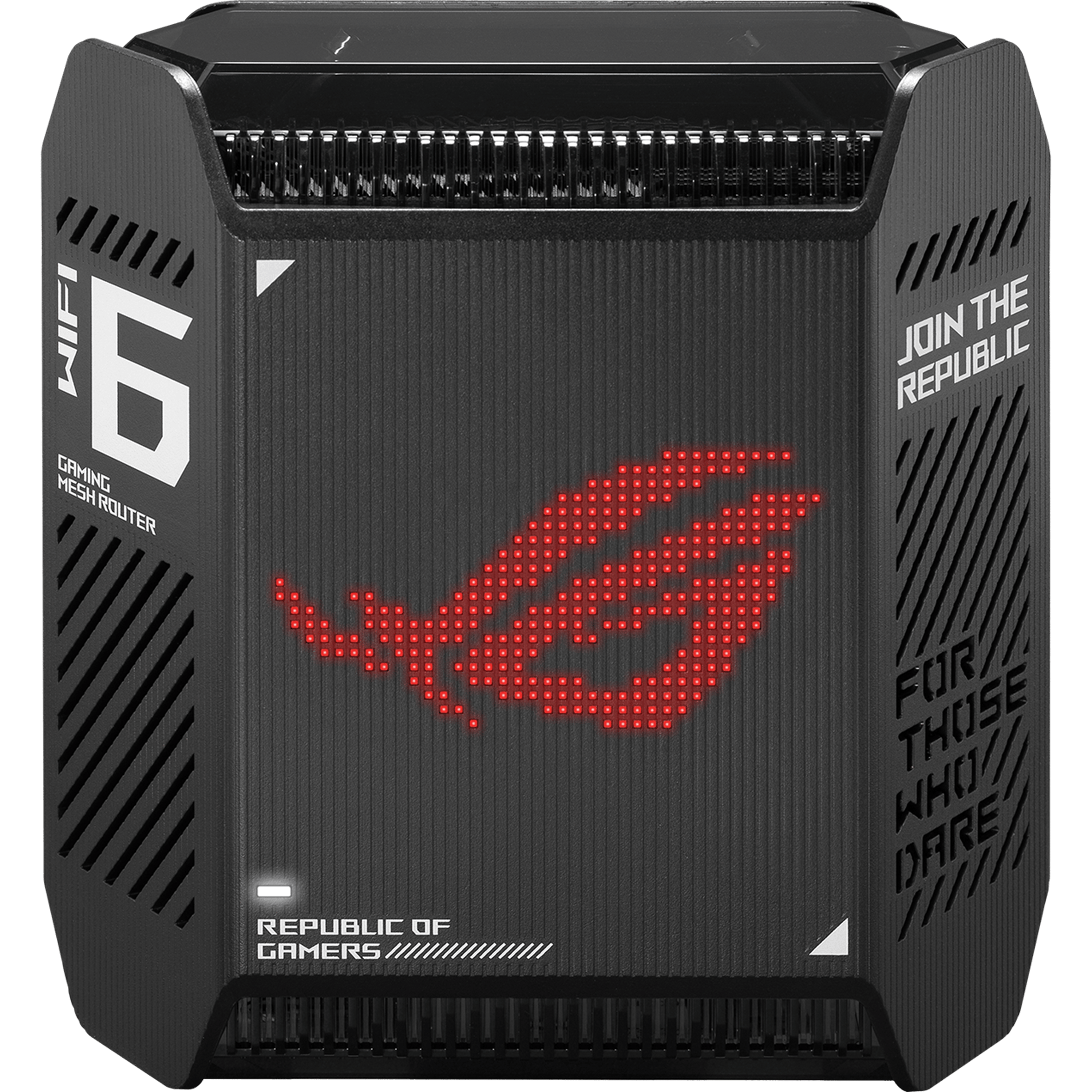 ראוטר גיימינג Asus ROG Rapture GT6 WiFi 6 שתי יחידות - צבע שחור שלוש שנות אחריות ע