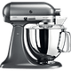 מיקסר עם זוג קערות בנפחים שונים KitchenAid 5KSM175EIMS צבע פנינה כסופה - אחריות ע