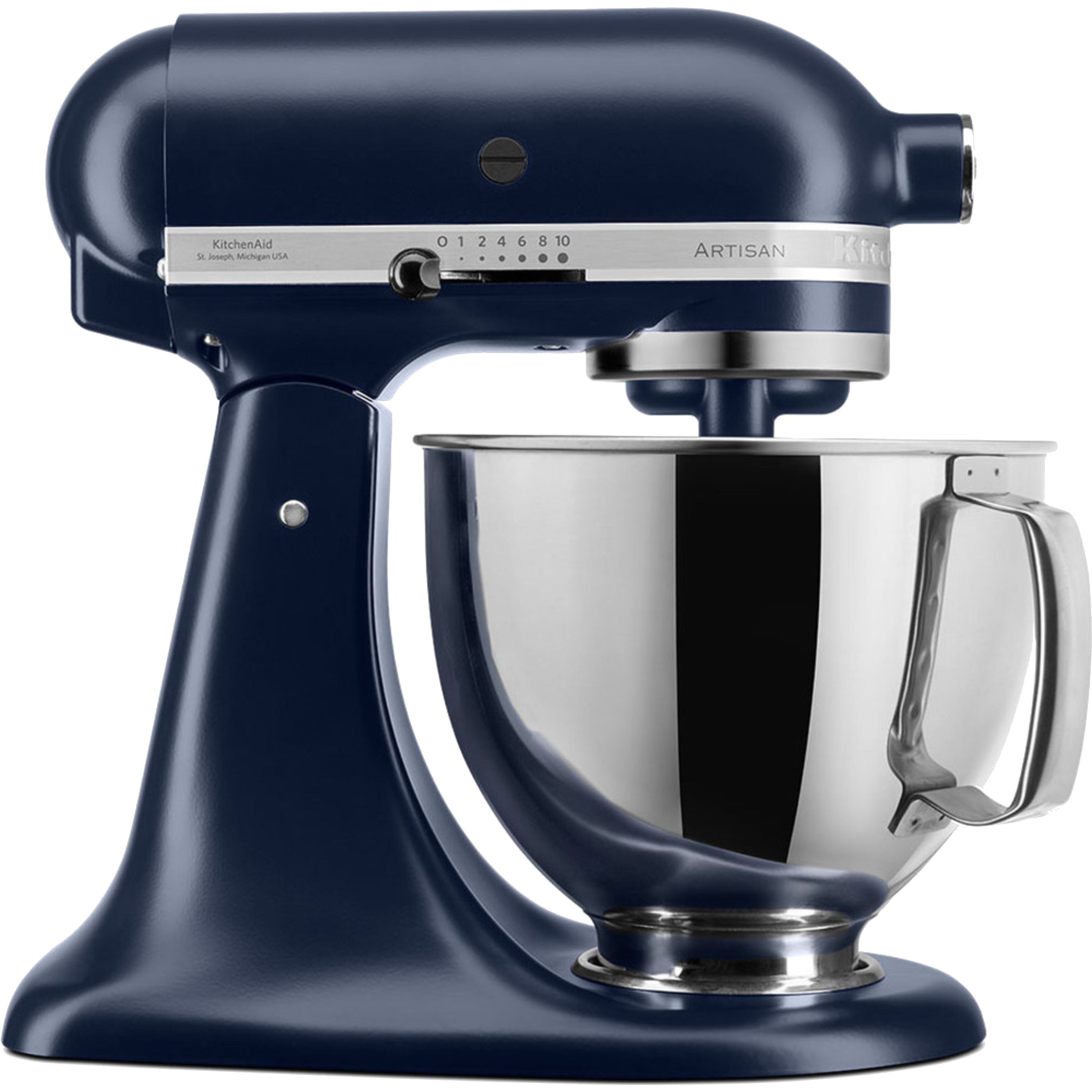מיקסר 2 קערות בנפחים שונים KitchenAid 5KSM175PSEIB צבע כחול עמוק - אחריות ע"י היבואן הרשמי