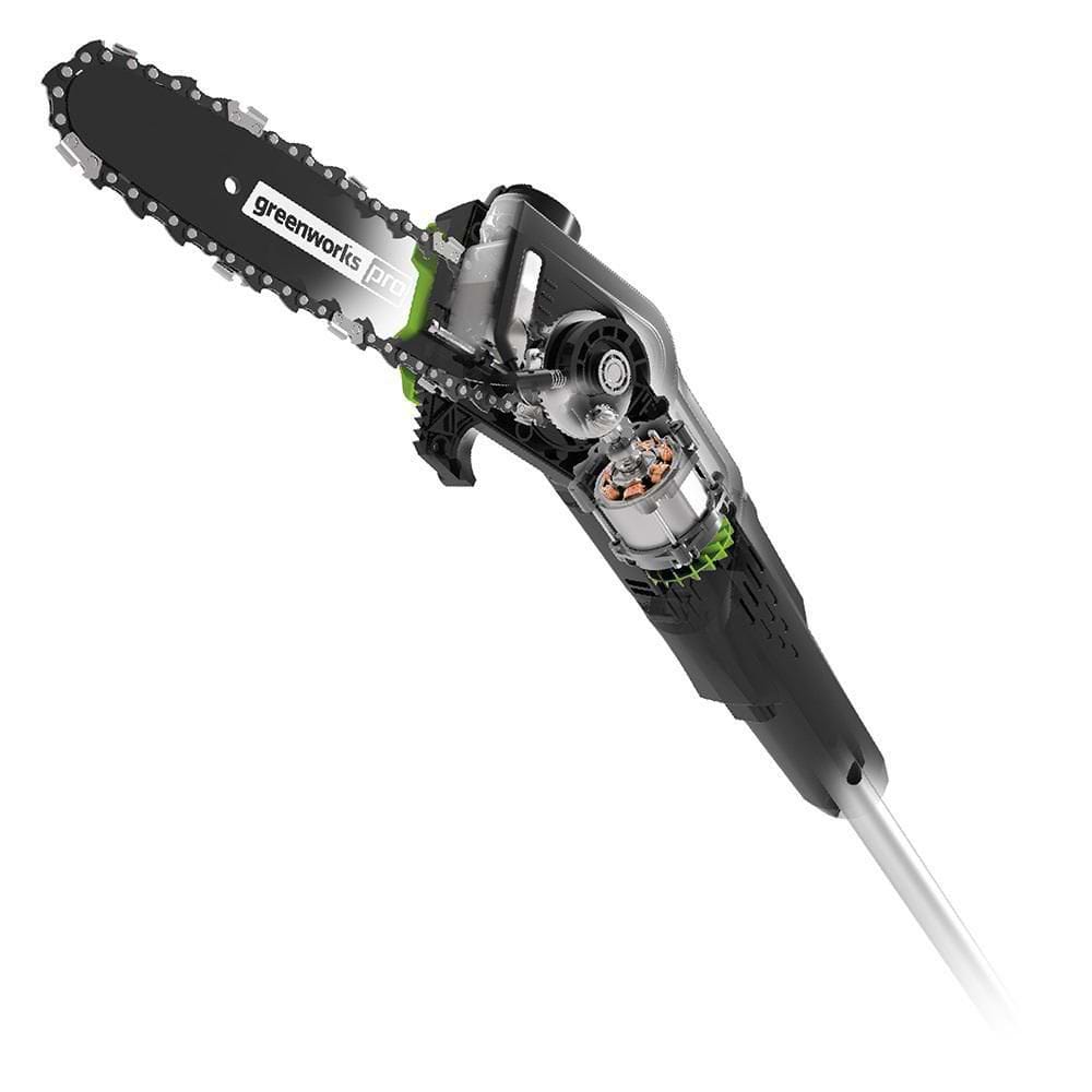 מסור גבהים מוט טלסקופי 3.9 מ' 80V PRO – גוף בלבד Greenworks