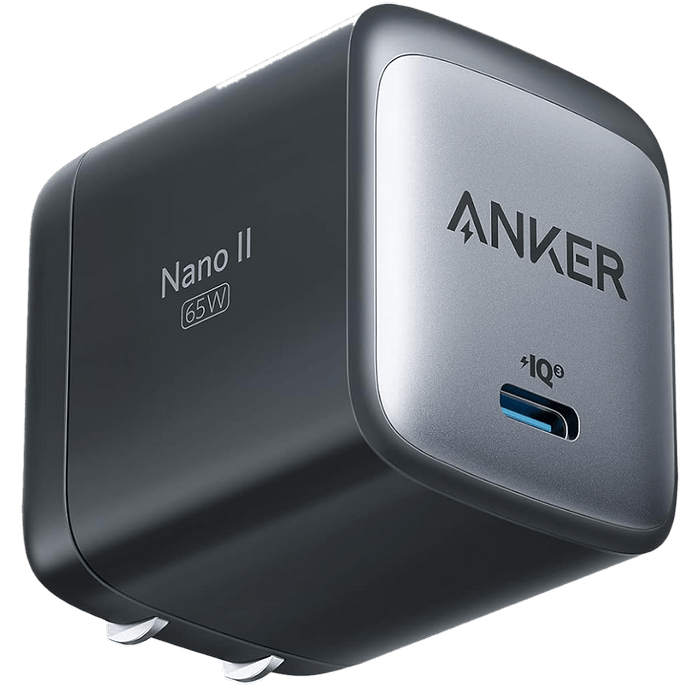 מטען קיר Anker 715 Nano II GaN 65W - צבע שחור אחריות עי היבואן הרשמי
