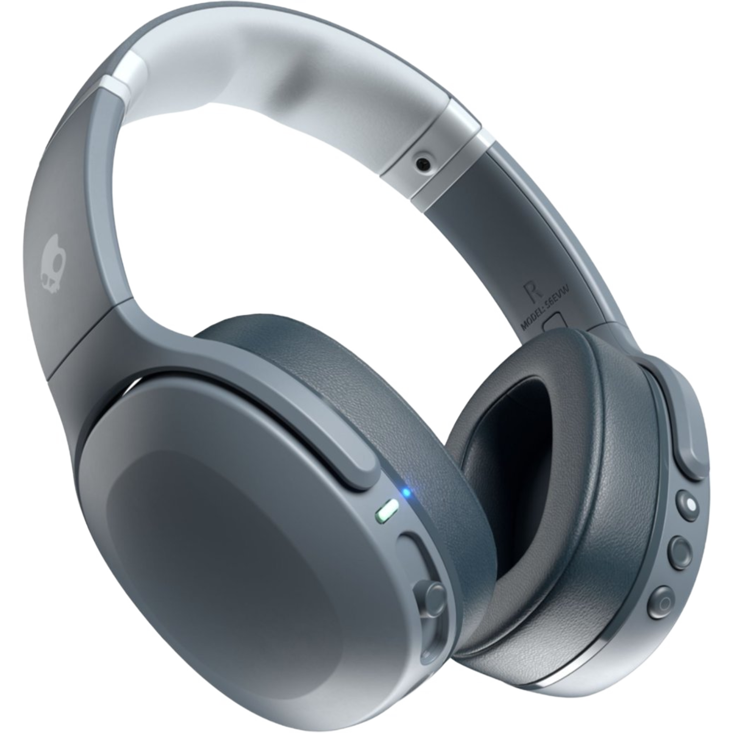 אוזניות אלחוטיות  SkullCandy Crusher Evo TWS Over-Ear - צבע אפור שנה אחריות ע