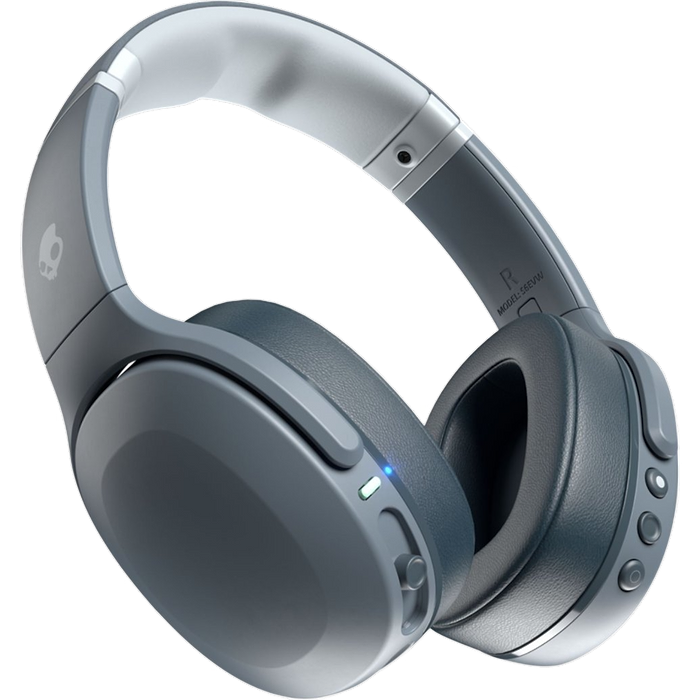 אוזניות אלחוטיות  SkullCandy Crusher Evo TWS Over-Ear - צבע אפור שנה אחריות עי יבואן רשמי
