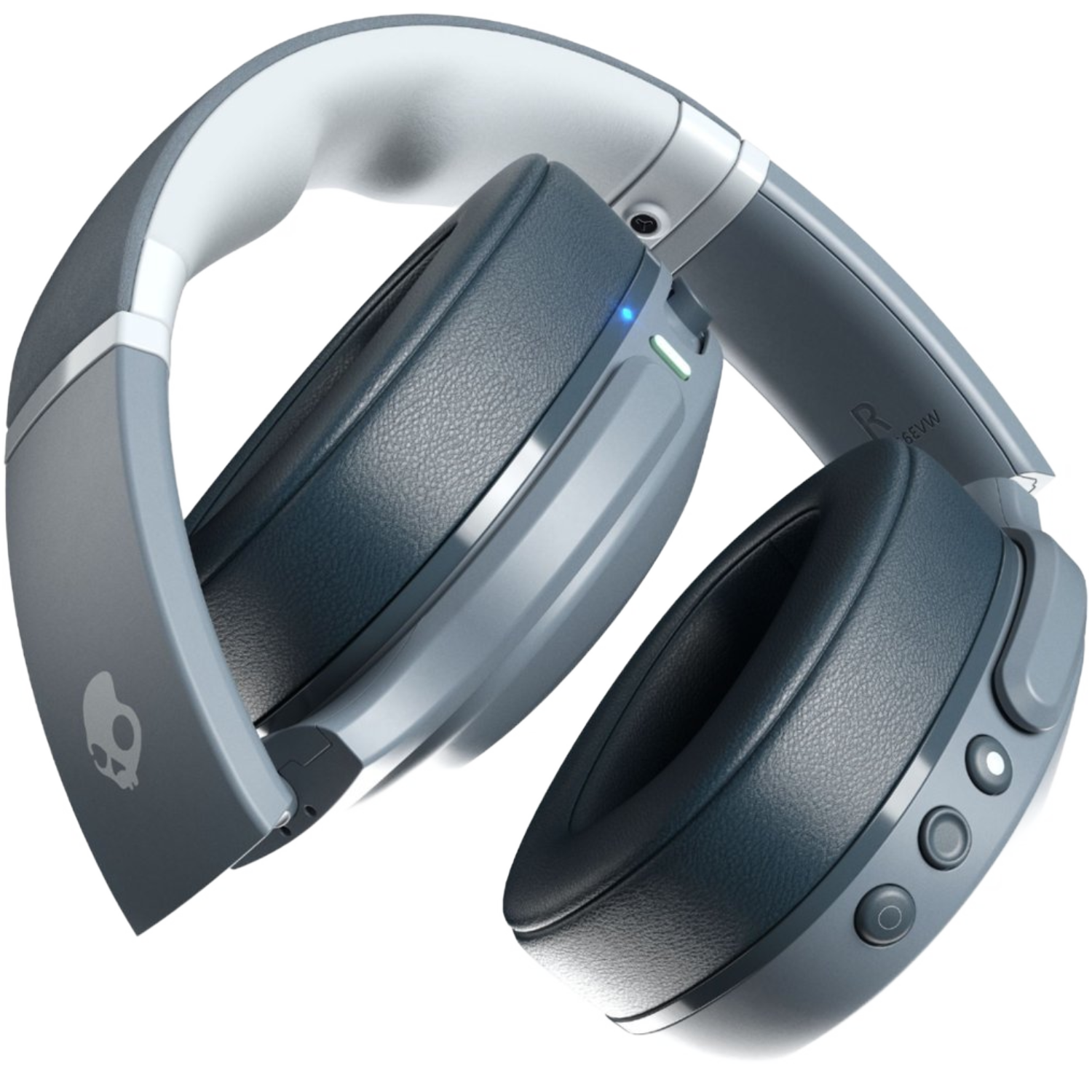 אוזניות אלחוטיות  SkullCandy Crusher Evo TWS Over-Ear - צבע אפור שנה אחריות ע