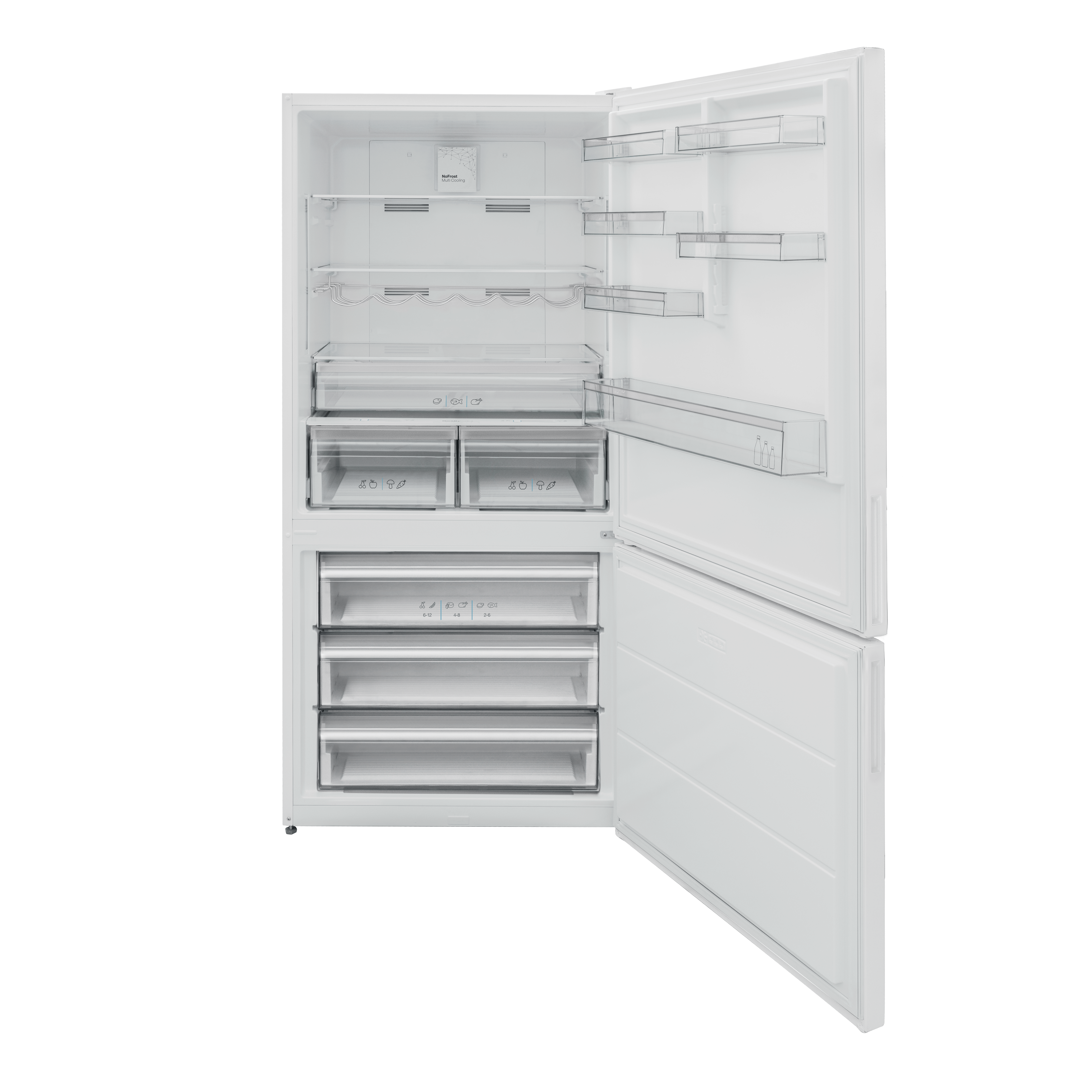 מקרר מקפיא תחתון 588 ליטר נטו Electra EL8653W - גימור לבן אחריות ע