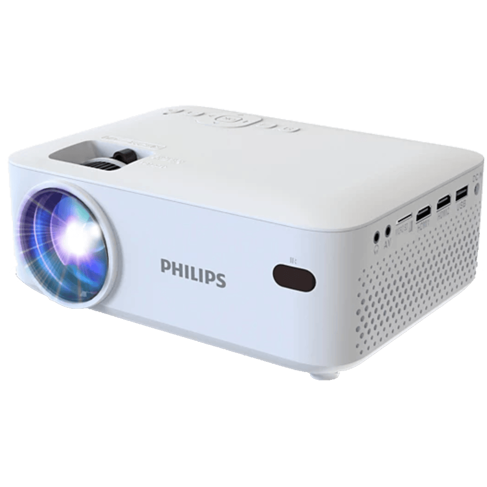 מקרן וידאו Philips NeoPix 100 FHD - צבע לבן שנה אחריות ע
