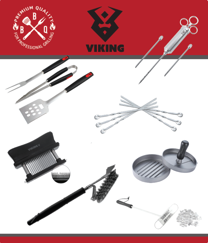 מארז אביזרים לגריל גז VIKING PRO