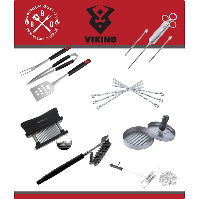 מארז אביזרים לגריל גז PRO מבית אמגזית (71004) VIKING