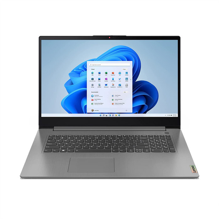 מחשב נייד Lenovo IdeaPad 3 17IAU7 - 82RL009EIV - Core i3-1215U 512GB SSD 8GB RAM - צבע אפור שנה אחריות עי היבואן הרשמי