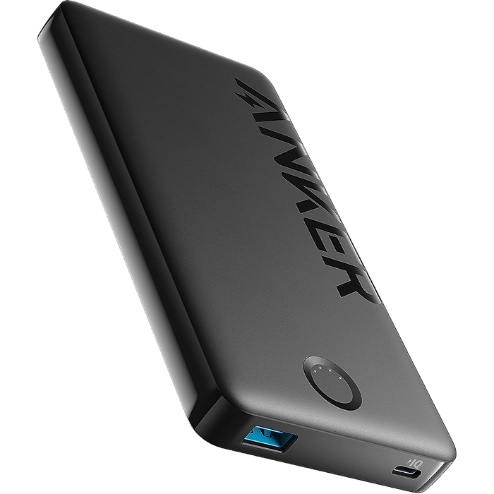 סוללת גיבוי Anker 323 Power Bank A1334 10,000mAh USB-C - צבע שחור 12 חודשים אחריות עי היבואן הרשמי