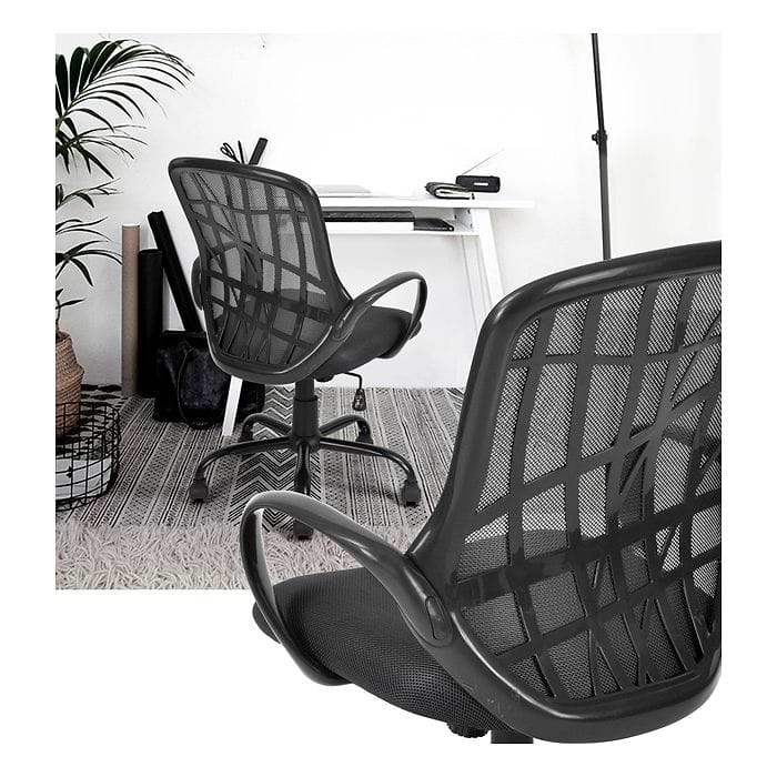 כיסא משרדי מעוצב דגם DESERT צבע שחור HOMAX