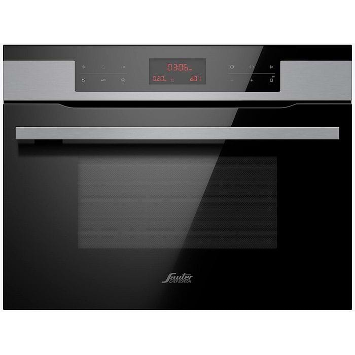 תנור בנוי משולב מיקרו סאוטר CUISINE 7610IX נירוסטה Sauter