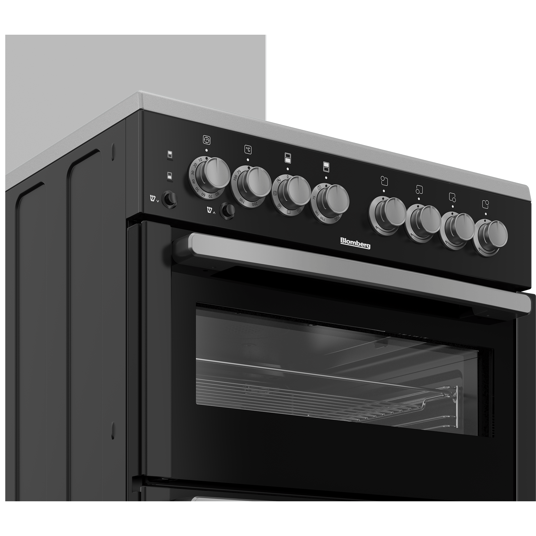 תנור משולב דו תאי בלומברג HDWN 8133 שחור Blomberg