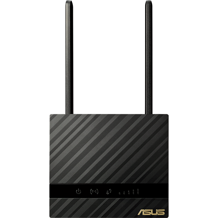 מודם ראוטר Asus 4G-N16 N300 4G LTE - צבע שחור שלוש שנות אחריות עי היבואן הרשמי