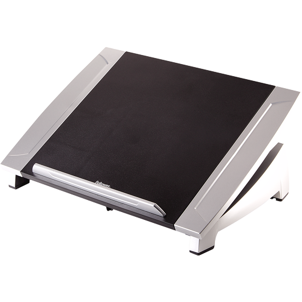 מעמד הגבהה מתכוונן למחשב נייד Fellowes Office Suites Laptop Riser - צבע כסוף ושחור