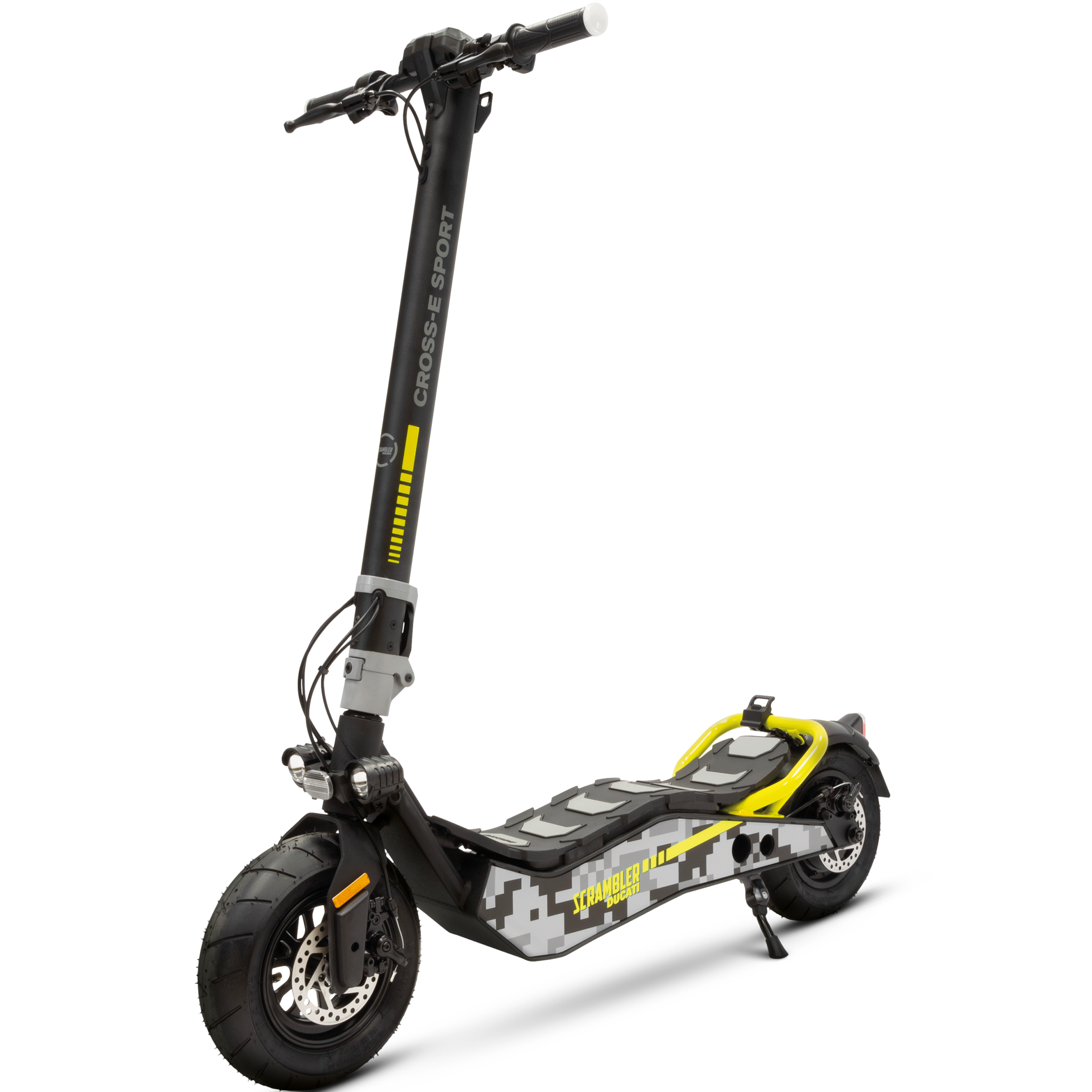 קורקינט חשמלי מתקפל Ducati Scrambler Cross-E Sport - צבע שחור שנה אחריות ע