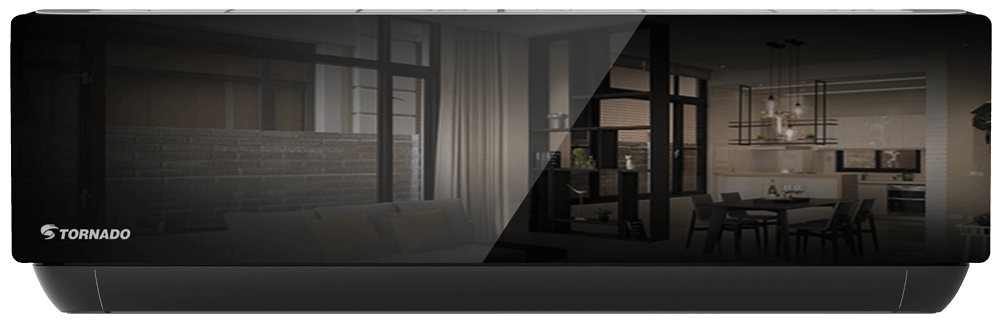 מזגן עילי טורנדו SMART INV 12X WIFI BLACK EU Tornado - שבע שנות אחריות יבואן ע