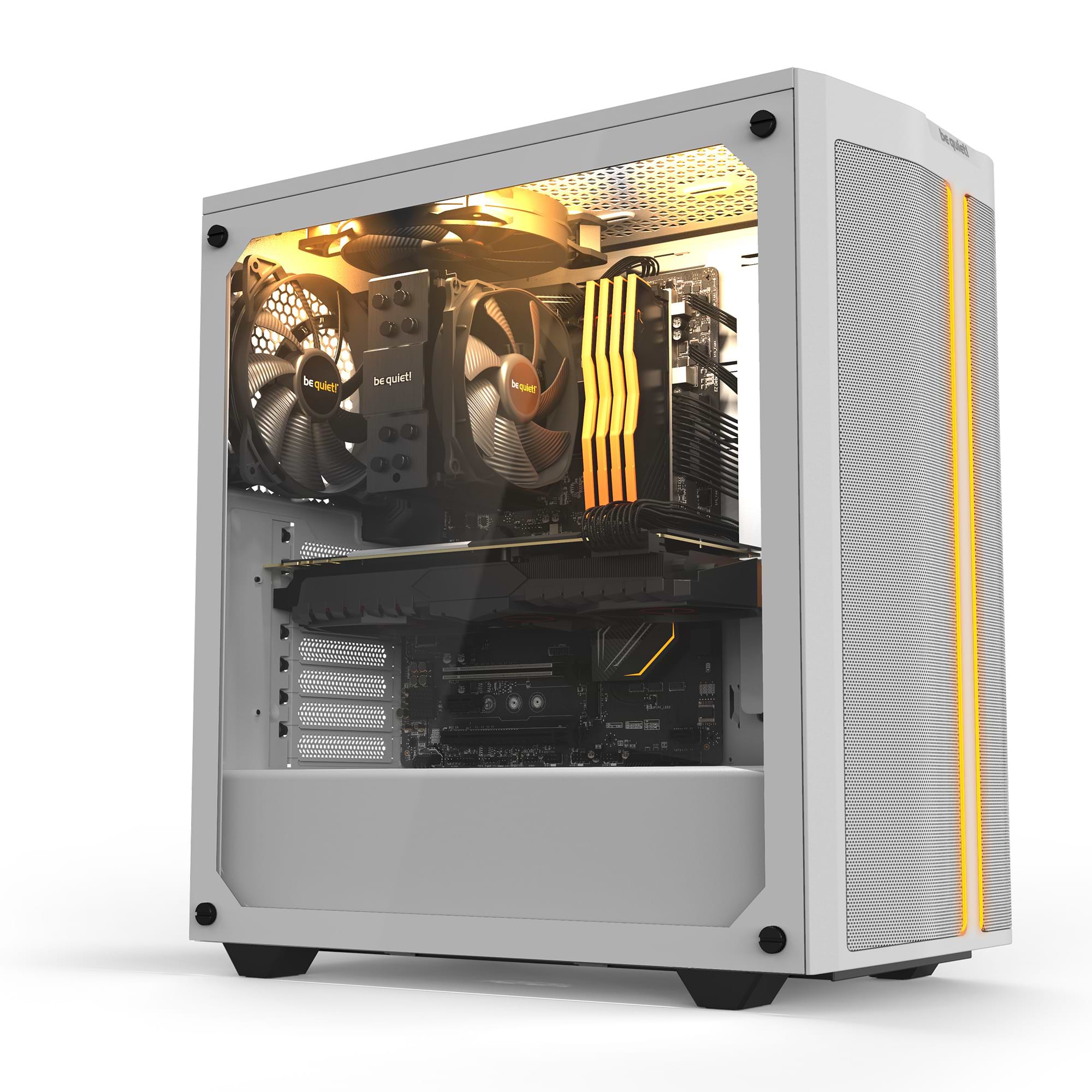 מארז מחשב be quiet! PURE BASE 500DX - צבע לבן שנה אחריות ע