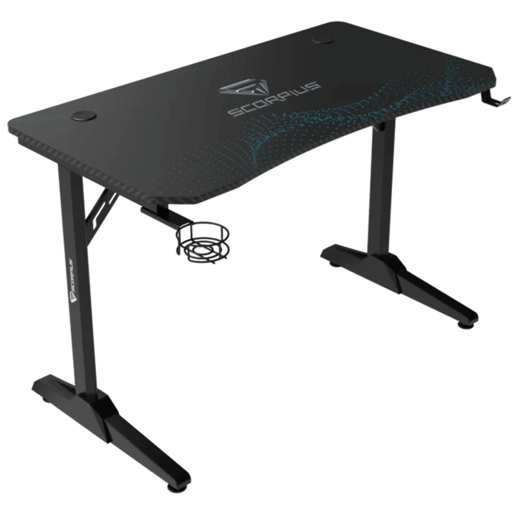 שולחן גיימינג Scorpius DESKPRO-BL 110 - צבע שחור שנה אחריות ע