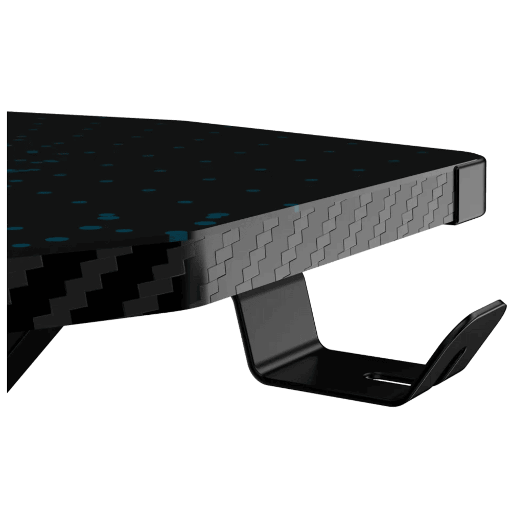 שולחן גיימינג עם תאורה Scorpius DESKPRO-HJ 150 RGB - צבע שחור שנה אחריות ע
