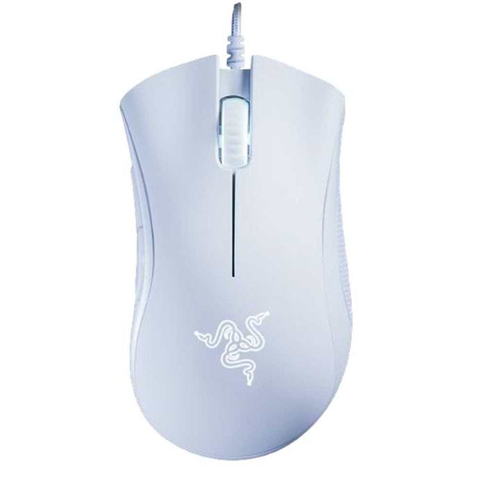 עכבר חוטי Razer Deathadder Essential - צבע לבן 