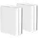 זוג ראוטרים אלחוטיים/מערכת ASUS ZenWiFi BQ16 WiFi 7 BE25000 Mesh - צבע לבן שלוש שנות אחריות ע