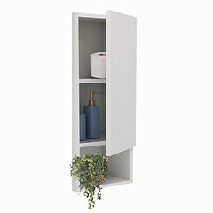 ארונית אמבטיה דלת אחת נרקיס Tudo Design - צבע לבן