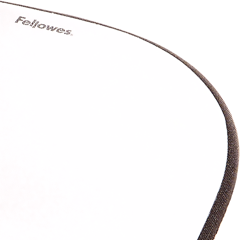 משטח ג'ל לעכבר Fellowes Memory Foam Mousepad Wrist Rest - צבע אפור ושחור